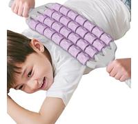 Muscle Roller Stick, Fascia Massage Tool, Bendable Recovery Roller, Anti-Slip Grip, Compact Shape, Flexible Build, Tension, Circulation Boost, Pain Reduction, Perfect for Home, Travel, 47x12cm