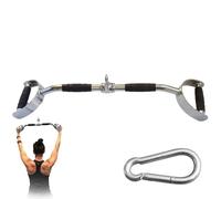 MuscleForge Accessoires Machine à Câble - Barre V 70 Cm, Barre Droite 50 Cm, Poignée Double D, Poignée D Rotative, Corde Triceps 120 Cm Extra-Longue - Dos Biceps Triceps Épaules, Maison & Salle