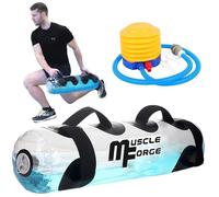 MuscleForge Aqua Training Bag 15/20/25/30 kg - Sac d’Eau Ajustable pour Entraînement Fonctionnel, Stabilité, Core Training et Préparation Motrice, Sac Aquatique Fitness Portable