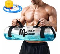 MuscleForge Aqua Training Bag 20 kg - Sac d’Eau Ajustable pour Entraînement Fonctionnel, Stabilité, Core Training et Préparation Motrice, Sac Aquatique Fitness Portable