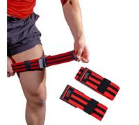 MuscleForge Bandes BFR - Bandes d’Occlusion pour Entraînement par Restriction du Flux Sanguin - Accessoire de Musculation et Rééducation pour Bras & Jambes - Blood Flow Restriction Training 2 Pièces