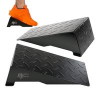 MuscleForge Planche Inclinée Acier - Slant Board pour Étirement des Mollets et Squats Profonds - Squat Wedge Block Antidérapant 20° - Accessoire Musculation, Yoga, Rééducation, Capacité 500 kg