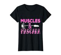Muscles et mascara Fitness Makeup Addict Gym Cute Workout T-Shirt