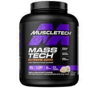 MuscleTech Extreme 2000 Mass-Gainer Proteinpulver, Muscle-Builder Molkenproteinpulver, Protein + Kreatin + Kohlenhydrate, Max-Protein Gewichtszunahme für Frauen und Männer, Vanille-Milchshake, 6lbs