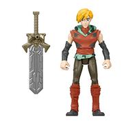 Musclor et Les Maîtres de l'Univers Figurine articulée Prince Adam inspirée de la série animée, avec fonction combat, jouet enfant dès 4 ans, HDR50