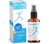 Muscodol Huile De Massage 100 ml Pour Douleurs Musculaires Et Articulaires, Huile D’Arnica 39% Et Griffe Du Diable 19%, Huile Décontractant Musculaire 100% Naturelle Pour Récupération Sportive