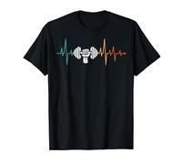 Muscu Battement De Cœur Idée Humour Drôle Musculation T-Shirt