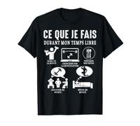 Muscu ce Que Je Fais Musculation Bodybuilding Gym Humour T-Shirt Graphique avec Valeur