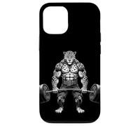 Musculaire Jaguar Bodybuilder Fitness Power Gym Coque pour iPhone 12/12 Pro