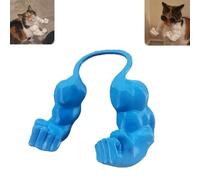 Muscular Arms for Cats, Meowscles Cosplay, Pet Prop Neck 3D Printed Arm, Cat Muscle Arms, Creative Giant Arm, Halloween Cat Costume, Funny Pet Props Hanging for Kitten Birthday Party(Blue)