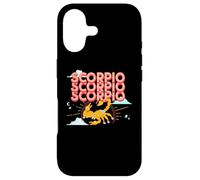 Muscular Scorpio Comic Zodiac October November Birthday Coque pour iPhone 17