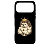 Musculation Hérisson Cartoon King Strength Fitness Coque pour iPhone 17 Pro Max