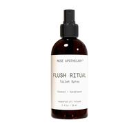 Muse Bath Apothicary Flush Ritual Spray aromatique et rafraîchissant pour toilettes à utiliser avant de partir, 56,7 g, infusé avec des huiles essentielles naturelles - Noix de coco + bois de santal