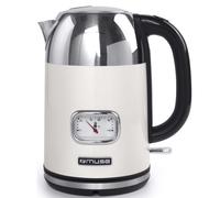 Muse Bouilloire Sans Fil 1.7l 2200w Crème/inox MS-020SC