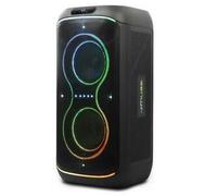 Muse Enceinte Bluetooth M1930DJ 300W – Spectacle lumineux, Micro/AUX/USB, réglage aigus/basses – Noir