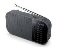 Muse | M-025 R | Przenośne radio | Czarny