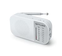 Muse M-025 RW Radio portable Analogique Blanc