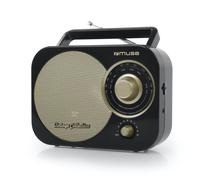 Muse M-055 RB Portable Analogique Noir, Or
