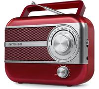 Muse M-056 Rouge métal - Radios portables