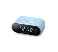Muse Réveil radio FM M-10 LA bleu écran LCD 0,6 pouces - Secteur et 2×AAA
