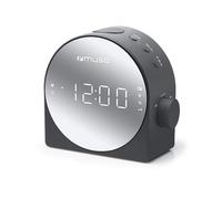 MUSE M-186 CMR - Radio Réveil - Grand afficheur Blanc - PLL FM/MW