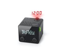 Muse M-189 CDB avec projection de l'heure FM / DAB+ Noir