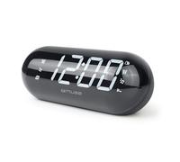 Radio-réveil MUSE M-19 GL - PLL, 20 stations FM, double alarme, afficheur LED blanc