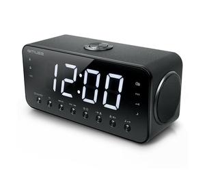 Muse M-192CR Radio réveil USB Noir Mat