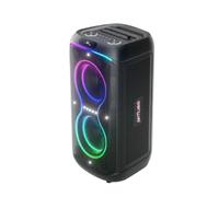 MUSE M-1930 Enceinte DJ Bluetooth Party | Haut-parleur stéréo 300 W avec spectacle de lumière, entrée microphone, AUX & USB | aigus et basses réglables