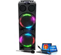 Muse M-1982 DJ Sono Party Box Sono 600W - Entrées AUX/Micro/Guitare - USB/Bluetooth +Câble PC ORDI Smartphone, Soirée Fête