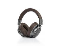 Muse Casque audio Bluetooth Premium aspect cuir mains libres marron