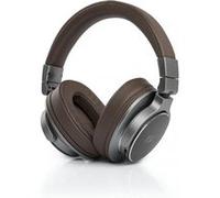 CASQUE AUDIO BLUETOOTH PREMIUM ASPECT CUIR MARRON + MAINS LIBRES - MUSE