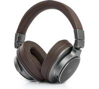 Muse Casque audio Bluetooth Premium aspect cuir mains libres marron
