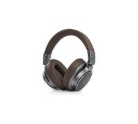 CASQUE AUDIO BLUETOOTH PREMIUM ASPECT CUIR MARRON + MAINS LIBRES - MUSE