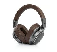 Muse Casque audio Bluetooth Premium aspect cuir mains libres marron