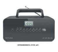 MUSE M-28 DG Radio portable - CD - USB - Noir