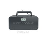MUSE M-28 DG Radio portable - CD - USB - Noir
