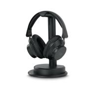 MUSE M-285 CTV Casque TV avec émetteur et station de charge | Casque sans fil 2,4 GHz avec Bluetooth, égaliseur, 30 h d'autonomie et entrée optique | Double casque