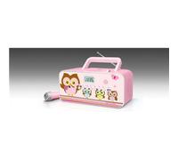 Muse | M-29KP | Przenośny radio odtwarzacz CD/MP3 z USB | 30 W | Różowy