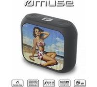 Muse M-312 PIN-UP - Haut-parleur - pour utilisation mobile - sans fil - Bluetooth - 2 watt Beige, Noir, Bleu G