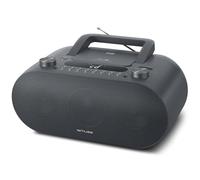 M-35 BT Lecteur CD Bluetooth, Radio FM, Lecteur MP3, USB, Alimentation Secteur et Batterie, Noir