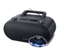 M-35 BT Lecteur CD Bluetooth, Radio FM, Lecteur MP3, USB, Alimentation Secteur et Batterie, Noir - Soucoupe OVNI inclus