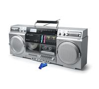 MUSE M-380GBS Boombox Cassettes rétro avec Lecteur CD, AUX et Bluetooth, Compatible Smartphone, enregistreur Cassette+Clé 32G