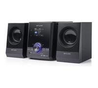 MUSE M-50 DBT - Micro-Chaîne CD - DAB+/FM - Bluetooth - 60 stations mémorisables - 2x15W - USB, Entrée aux, prise casque - Noir