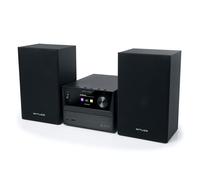 Muse Micro-chaîne Hi-Fi M-70 DBT – Bluetooth, FM/DAB+, CD/MP3, USB – 2x20W, 60 stations, Noir