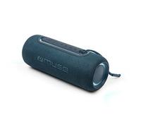 Enceinte sans fil MUSE M-780 BTB bleue avec puissance 20 W, connexion Bluetooth et USB-C, résistance à la poussière et à l'eau