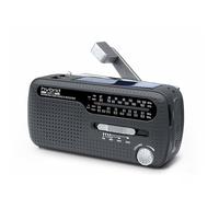 Muse Radio portable MH-07R Hybrid Noir – 4 bandes – rechargeable solaire/dynamo