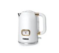 Muse MS-030W - Bouilloire électrique, 1,7 L, blanc/laiton