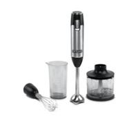 Muse MS-05 HB, Mixeur plongeant, 0,6 l, 600 W, Noir, Acier inoxydable, Transparent