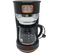 Muse MS-220BC - Cafetière à filtre Muse, 1,4 L, noir/laiton